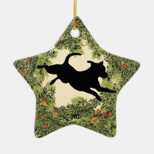 JRT Kranz Keramik Ornament