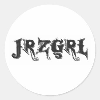 Jrzgrl Runder Aufkleber