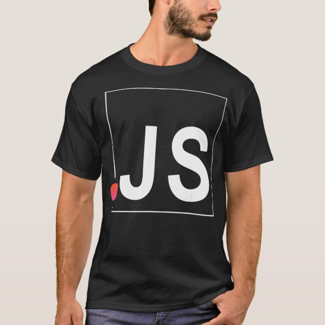 JS   Java Script T Shirt  Programming  (Vorderseite)