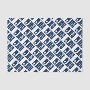JSU Tigers 10lb Gewebepapier, weiß Seidenpapier