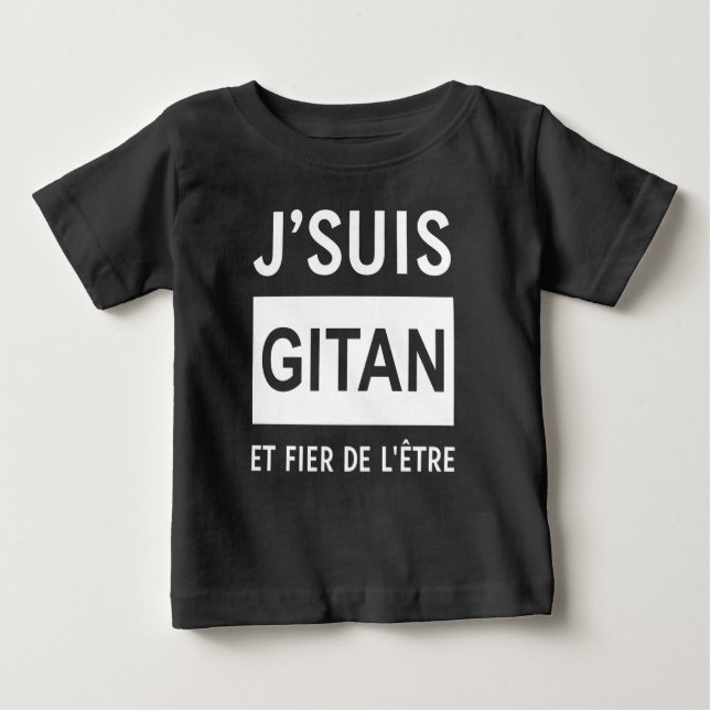 j'suis gitan et fier de l'etre baby t-shirt (Vorderseite)