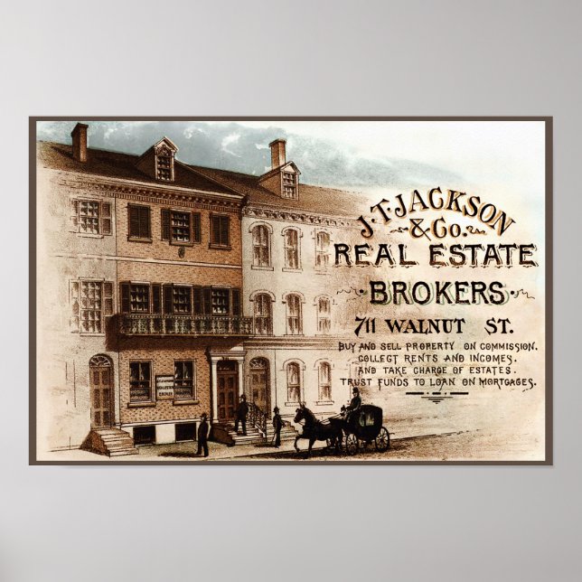 JT Jackson Real Anwesen Brokers - Philadelphia Poster (Vorne)