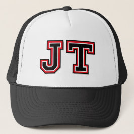 "Jt-" Monogramm Truckerkappe