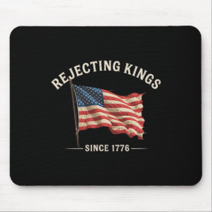Ju 1776 die amerikanische Fahne 4. Ju ablehnend Mousepad