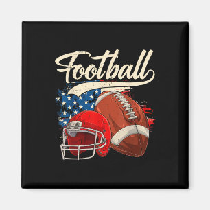Ju. 4. Tag der Unabhängigkeit von Retro Football U Magnet