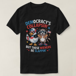 Ju 4. von der Funny Democracy Collapse Dackel Slap T-Shirt
