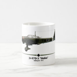 Ju-87 „Stuka“ Schlacht von Stalingrado,- Luftwaffe Kaffeetasse