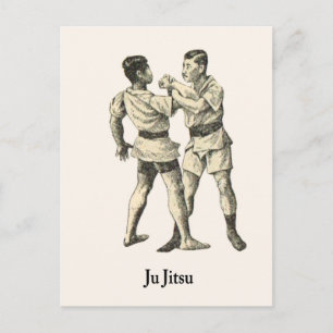 Ju jitsu 14 postkarte