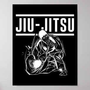 Ju Jutsu Kampfsport japanischer Kampfsportgürtel T Poster