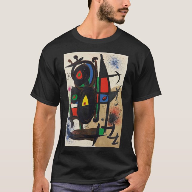 ju miro les amis du musee dart moderne de paris T-Shirt (Vorderseite)