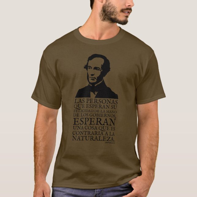 Juan Bautista Alberdi Contraria A La Naturaleza T-Shirt (Vorderseite)
