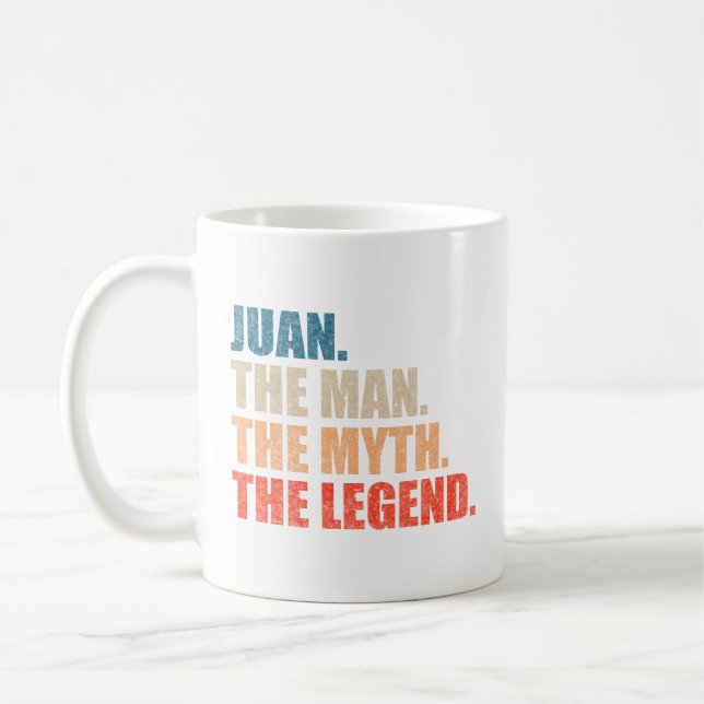 Juan der Mann der Mythos die Legende Kaffeetasse (Links)