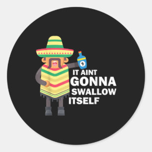 Juan Drinks Mexican Fiesta Zitat Funny Cinco De Runder Aufkleber