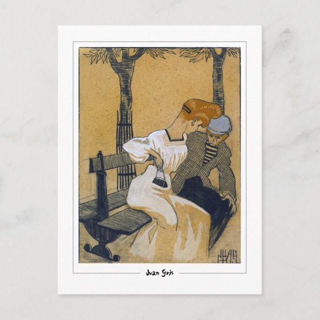 Juan Gris #277 - Kunstpostkarte Postkarte (Vorderseite)