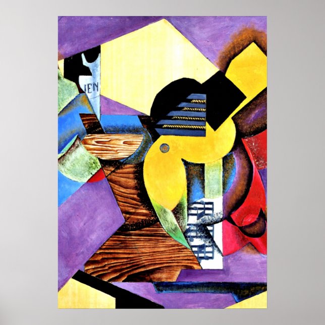 Juan Gris - Gitar, 1913 Poster (Vorne)