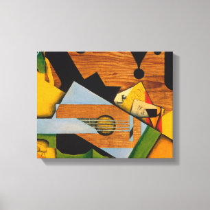 Juan Gris - noch Leben mit Gitarre Leinwanddruck