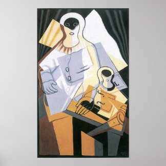 Juan Gris - Pierrot Poster