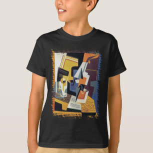 Juan Gris - Violine und Glas - Abstrakte Kunst T-Shirt