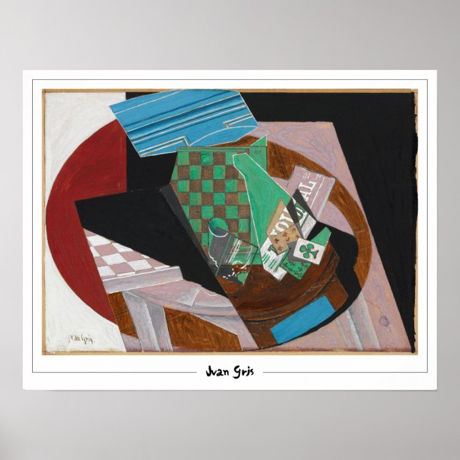 Juan Gris Zedign Art Poster #164 (Vorne)
