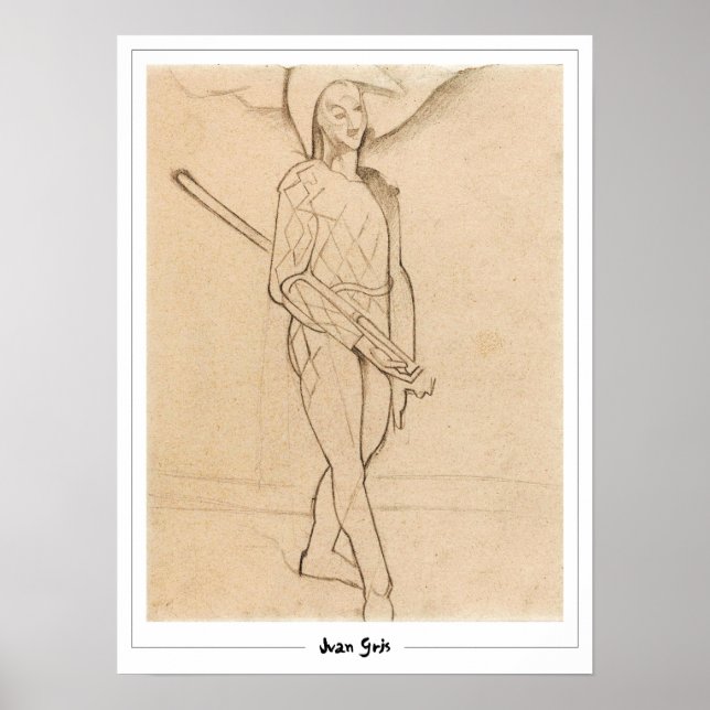 Juan Gris Zedign Art Poster #292 (Vorne)