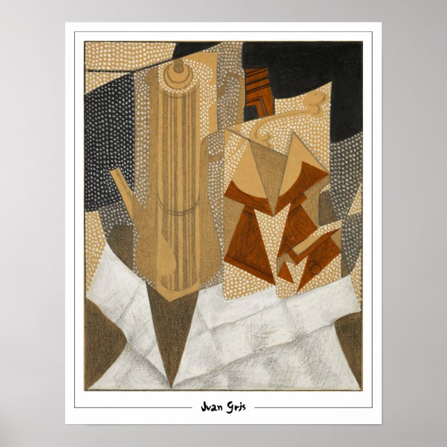 Juan Gris Zedign Art Poster #316 (Vorne)