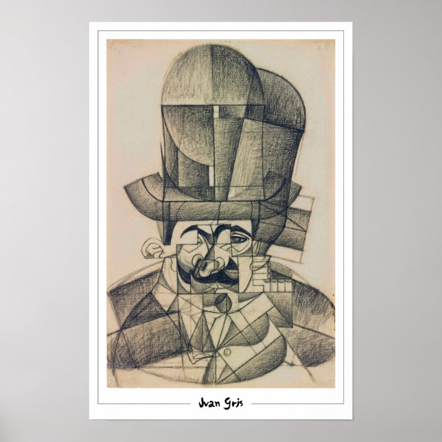 Juan Gris Zedign Art Poster #322 (Vorne)