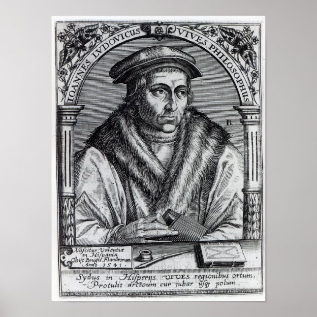 Juan Luis Vives Poster (Vorne)