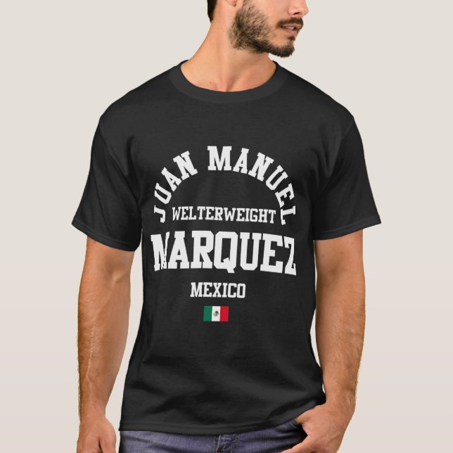 Juan Manuel Marquez Mexico Gym Welterweight Boxing T-Shirt (Vorderseite)