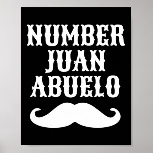 Juan Opa spanischer mexikanischer Beste Dad Gesche Poster