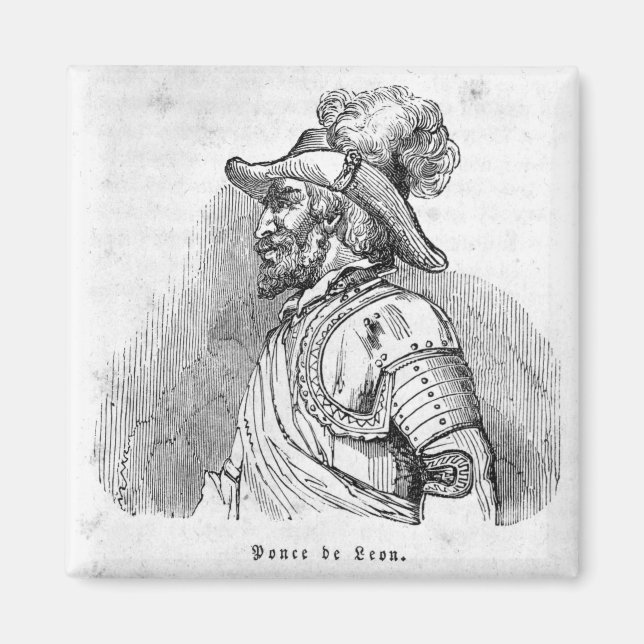 Juan Ponce de Leon Magnet (Vorne)