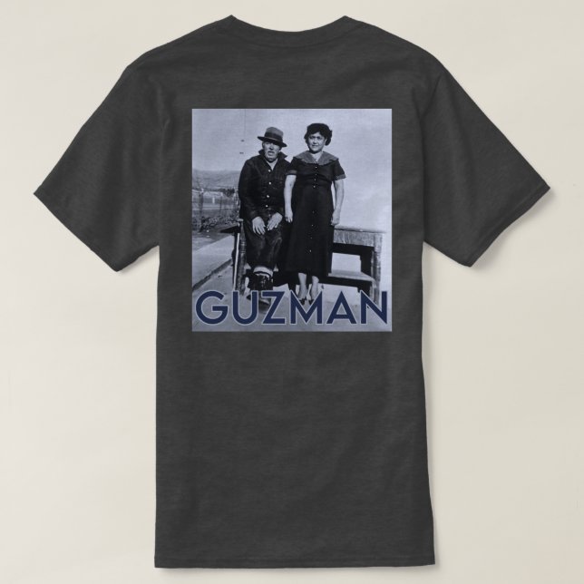 JUAN UND JUANITA GUZMAN zu Sunset-men T-Shirt (Design Rückseite)