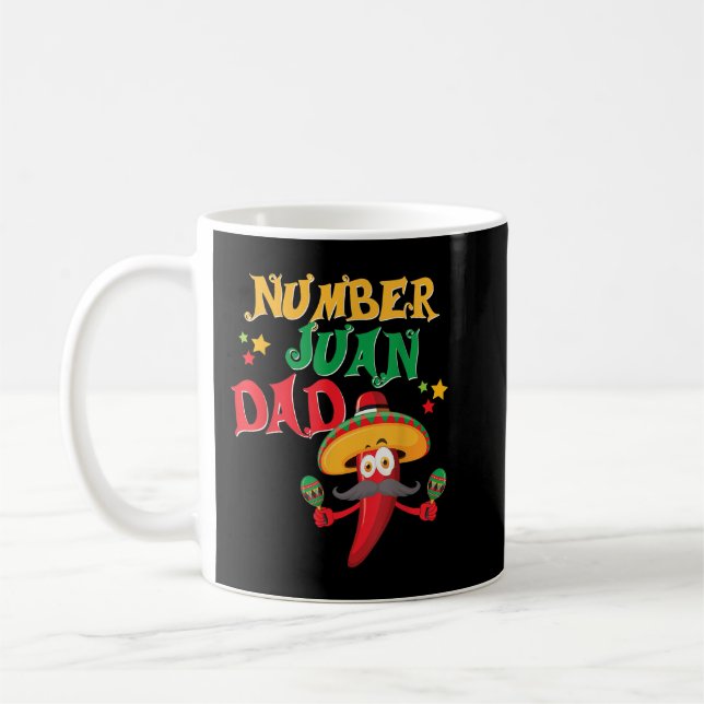 Juan Vater Funny Spanish Mexican Latino Kubaner Va Kaffeetasse (Links)