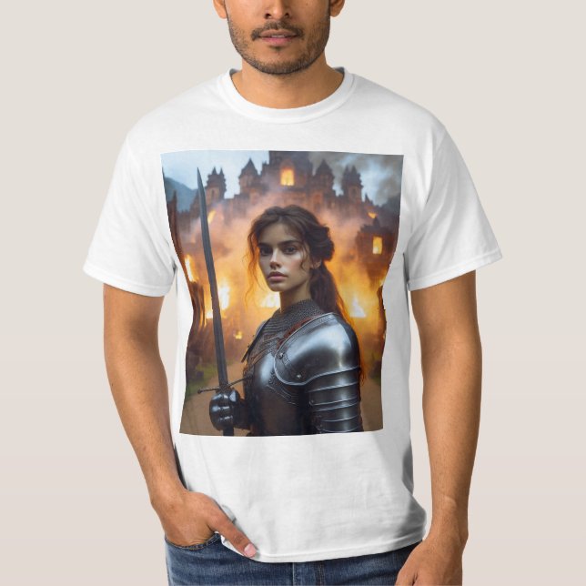 Juana de Arco: La Heroína de Francia T-Shirt (Vorderseite)