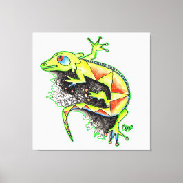 JUANA DER LEGUAN LEINWANDDRUCK
