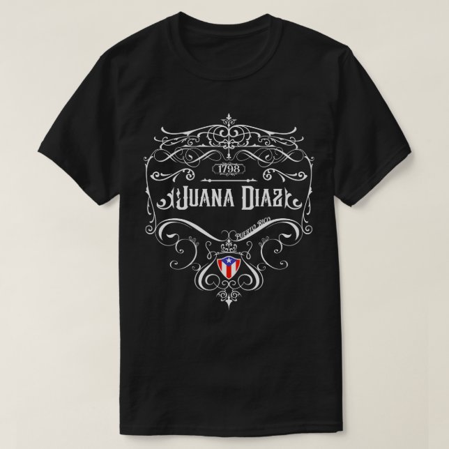 Juana Diaz Vintages Design T-Shirt (Design vorne)