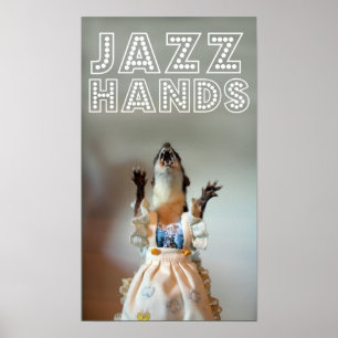 Juanita JAZZ HANDS Poster