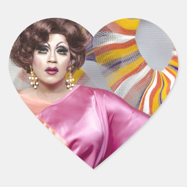 Juanita MORE! Herz-Aufkleber (Vorderseite)