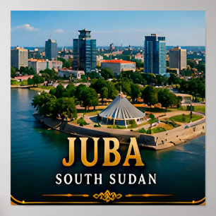 Juba Weißer Nil und südsudanesisches Erbe Poster