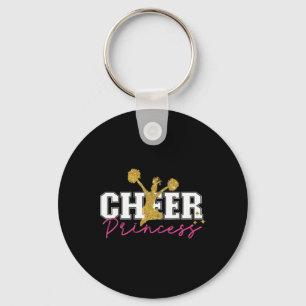 Jubel Cheerleader Mädchen Hs0 Schwarz Prinzessin C Schlüsselanhänger