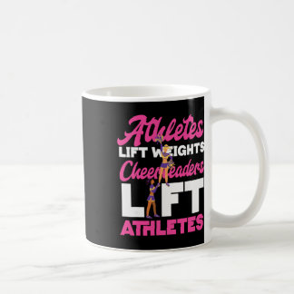 Jubel Cheerleading Athleten Heben Gewichte Cheerle Kaffeetasse