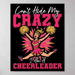 Jubel Cheerleading Kann Mein Verrückt Sein Nicht V Poster