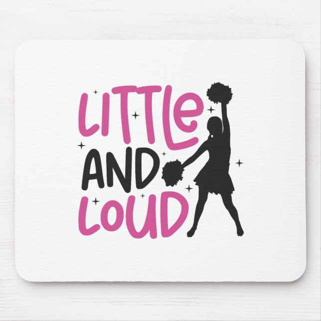 Jubel Cheerleading Klein Und Laut  Mousepad (Vorne)