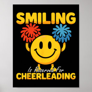 Jubel Cheerleading Lächeln Ist Für Cheerleader Res Poster