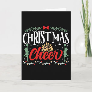 Jubel Cheerleading Weihnachten Weihnachtsfreude Karte