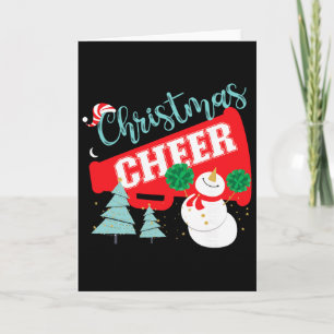 Jubel Cheerleading Weihnachtsfreude Karte