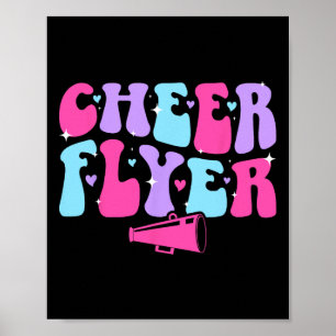 Jubel Flyer Cheerleader Flyer Groovy Cheerleading Poster