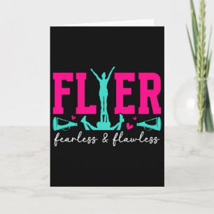Jubel Flyer Furchtlos Und Fehlerfrei Cheerleading Karte
