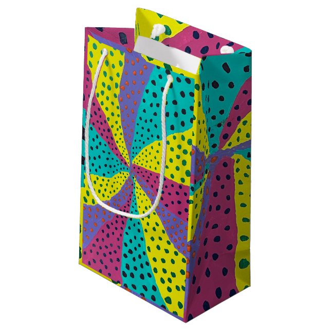 Jubel Kleine Geschenktüte (Rückseite Schrägansicht)