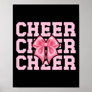 Jubel Kokette Cheerleaderin Cheerleading Poster