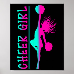 Jubel Mädchen Cheerleading Frauen Jubel Cheerleade Poster